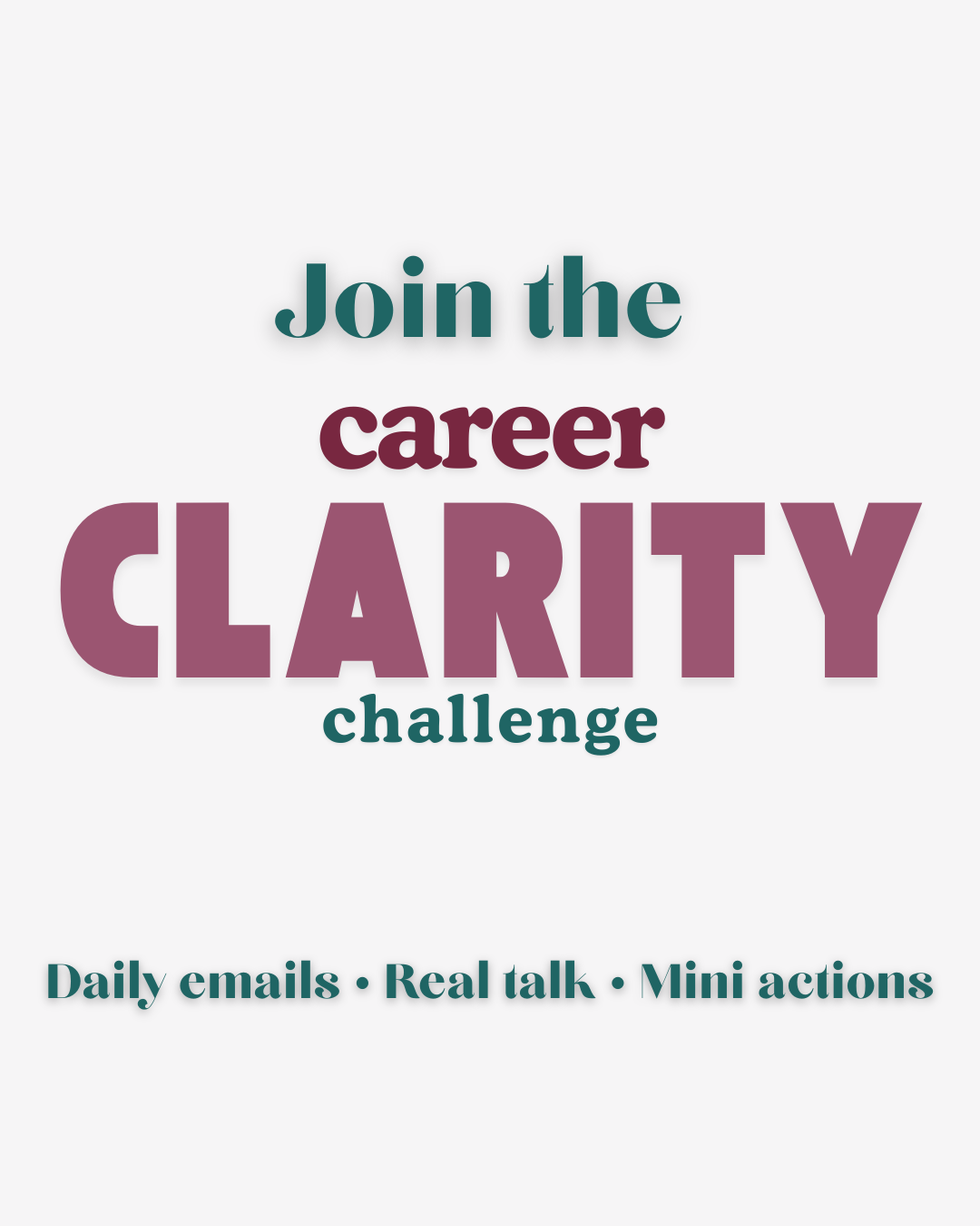 Career Clarity Challenge