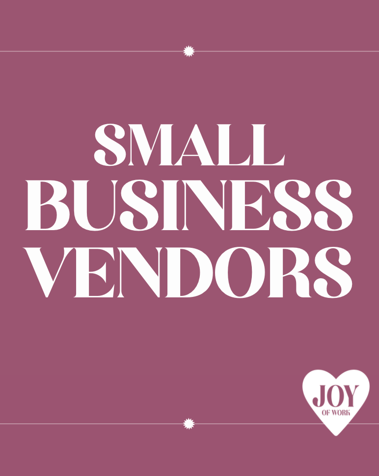 Recommended Vendor List